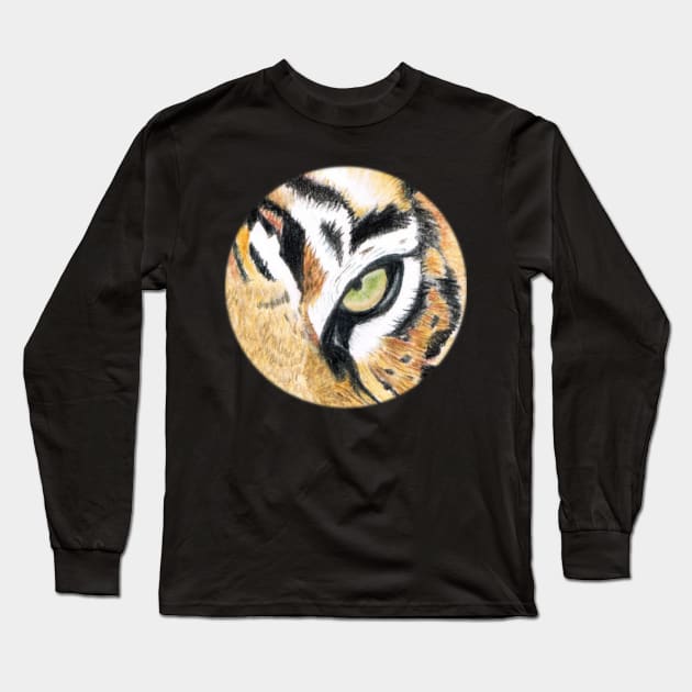 Eye of the Tiger! Long Sleeve T-Shirt by angipangi7